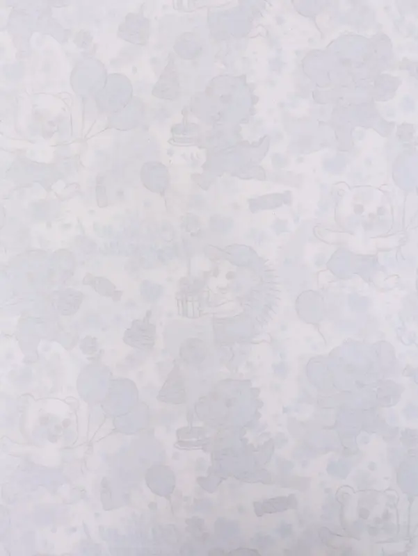 Бумага упаковочная крафт белый &laquo;С днём рождения!&raquo;, белый/синий, 0.7&times;10&plusmn;5% м, 60 г