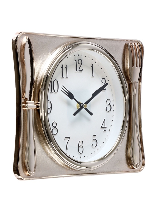 Часы настенные интерьерные, для кухни Часы настенные интерьерные, для кухни "Приятного аппетита", 30.8 х 23.3 см, d-21 см