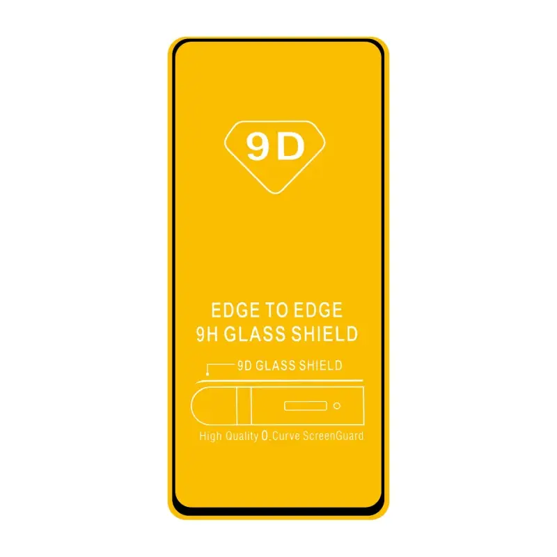 Защитное стекло Xiaomi Poco X3 с рамкой 9H Full Glue без упаковки (25 шт./уп.)