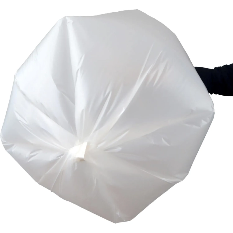 Мешки для мусора ПВД 120л 40мкм 15шт/рул прозрачные 70 x 110 см