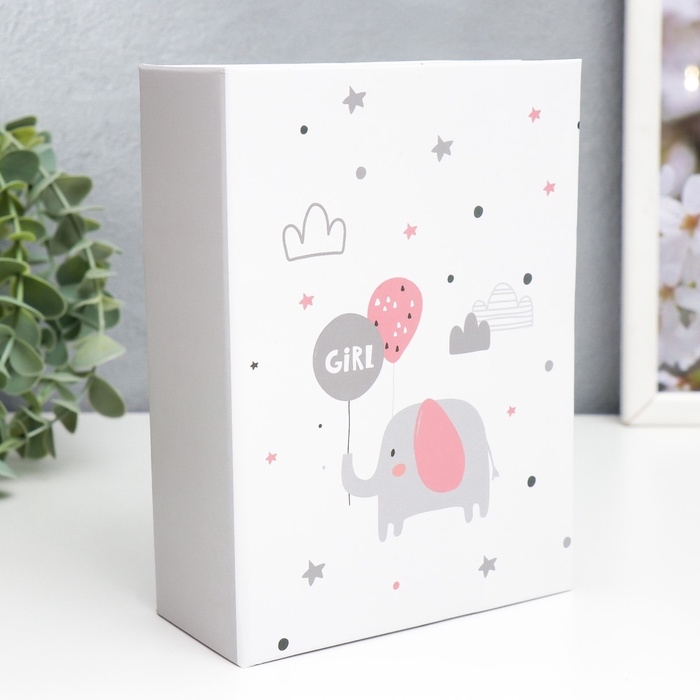 Фотоальбом на 100 фото 10×15 см «Розовый слоник» Фотоальбом на 100 фото 10×15 см «Розовый слоник»