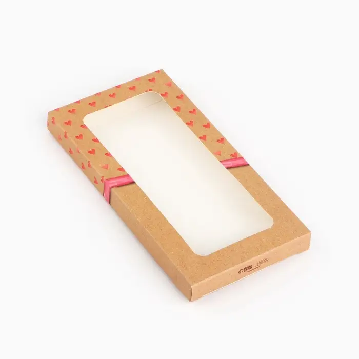 Коробка для шоколада «Только для тебя», с окном, 17.3 х 8.8 х 1.5 см Коробка для шоколада «Только для тебя», с окном, 17.3 х 8.8 х 1.5 см