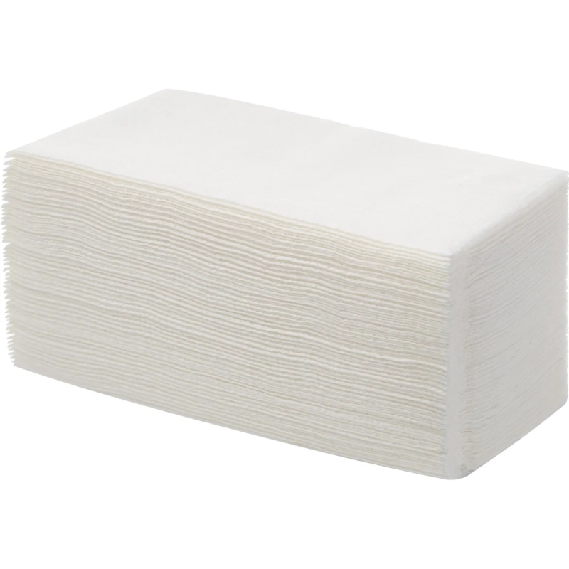 Салфетки бумажные Protissue 1сл 33х33 белые 100шт в уп С232