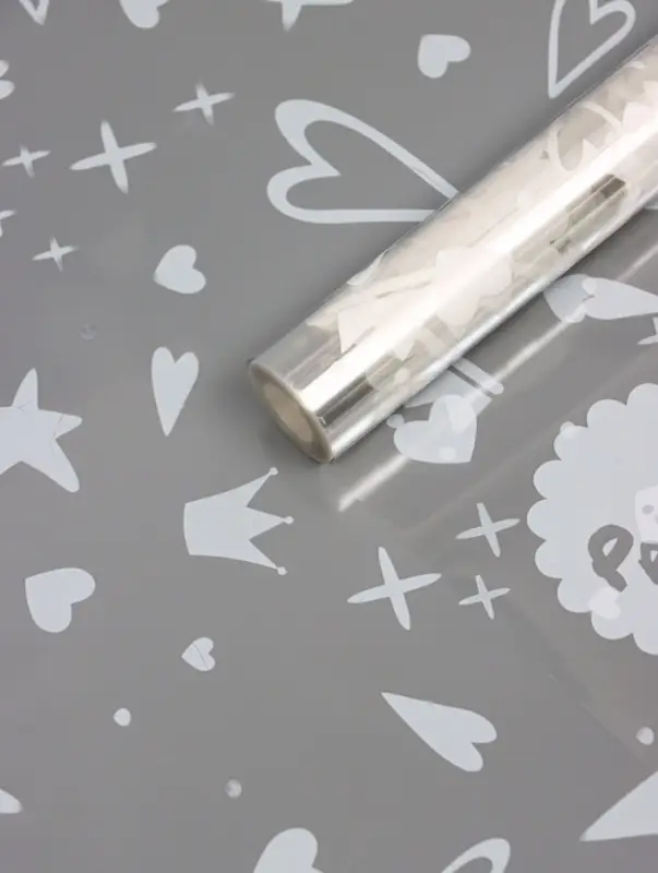 Пленка прозрачная с рисунком «Принцесса» Белое 0.7×8.2±5%м