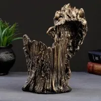 Подставка для бутылки &laquo;Лев&raquo;, под бронзу, 14&times;19&times;24 см