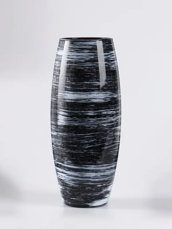 Ваза «Прованс», h=26 см, стекло, чёрная