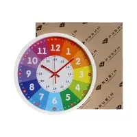 Часы настенные &laquo;Обучающие 2&raquo;, детские, плавный ход, d=30 см, белые