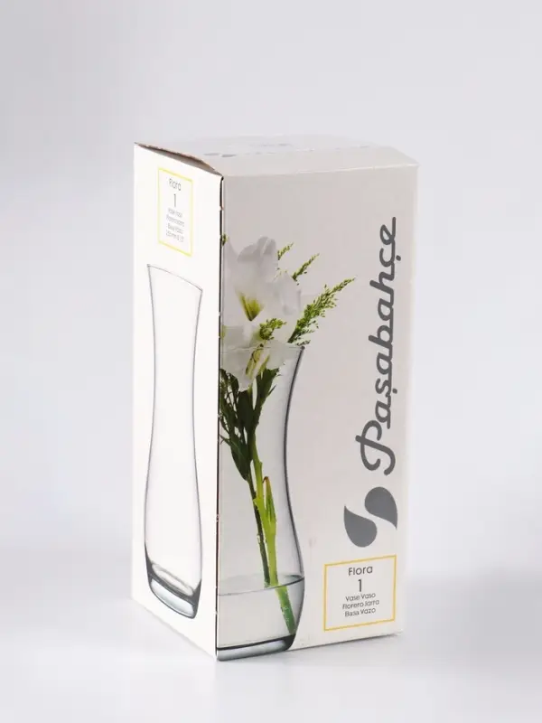 Ваза «Кармен» листопад, волна, h=26 см, стекло, бледно-зелёная Ваза «Кармен» листопад, волна, h=26 см, стекло, бледно-зелёная