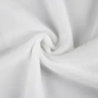 Отрез для рукоделия, плюш, белый, 53&times;50 см