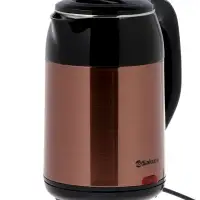Чайник электрический Sakura SA-2168MGL, металл, 1.8 л, черно-коричневый