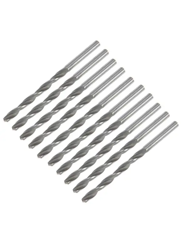 Сверло по металлу ТУНДРА, HSS, цилиндрический хвостовик, 4.5&times;80 мм, 10 шт.