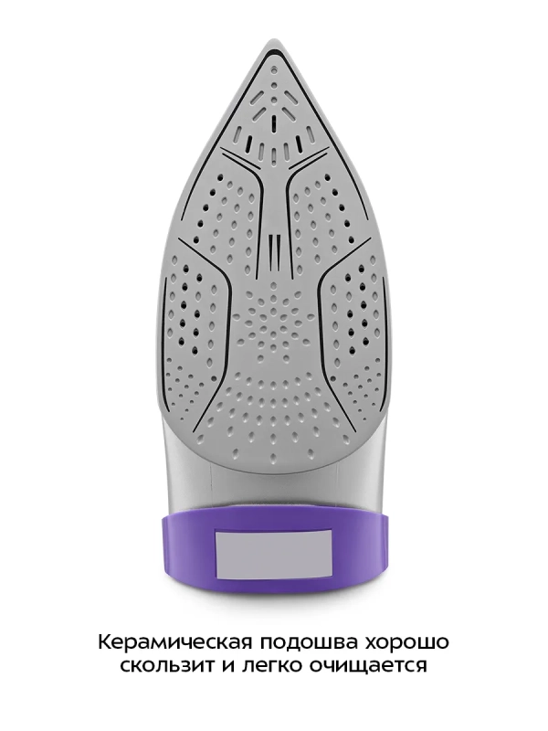 Утюг паровой с антипригарным покрытием КТ-2627 - 2200 Вт Утюг паровой с антипригарным покрытием КТ-2627 - 2200 Вт