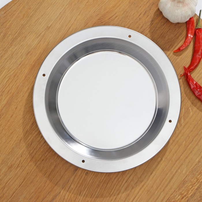 Форма из нержавеющей стали для курицы-гриль Доляна, d=16,5 см, h=17 см, цвет хромированный Форма из нержавеющей стали для курицы-гриль Доляна, d=16,5 см, h=17 см, цвет хромированный