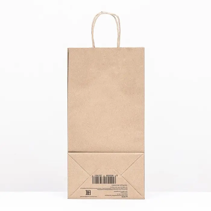 Пакет бумажный крафт 90 г/м², круглая ручка 11 х 18 х 35 см Пакет бумажный крафт 90 г/м², круглая ручка 11 х 18 х 35 см