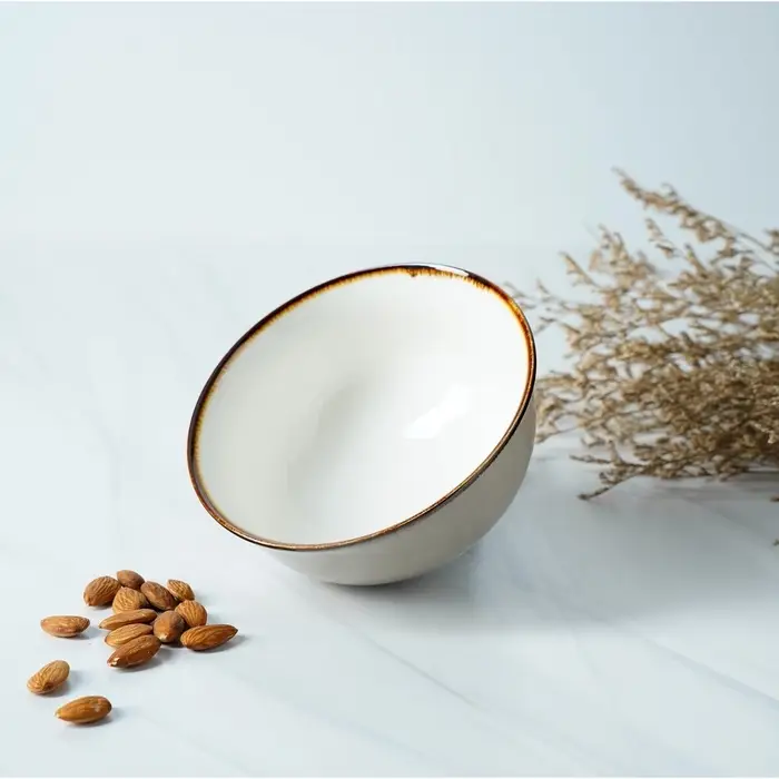 Салатник Magistro &laquo;Церера&raquo;, 650 мл, 15&times;7.5 см, фарфор, коричневый