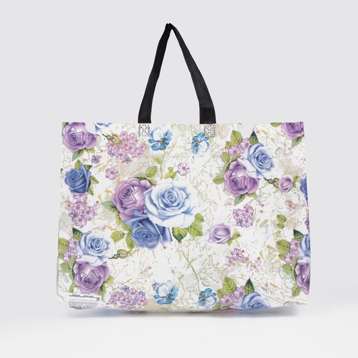 Сумка хозяйственная без застёжки, цвет белый/разноцветный Сумка хозяйственная без застёжки, цвет белый/разноцветный