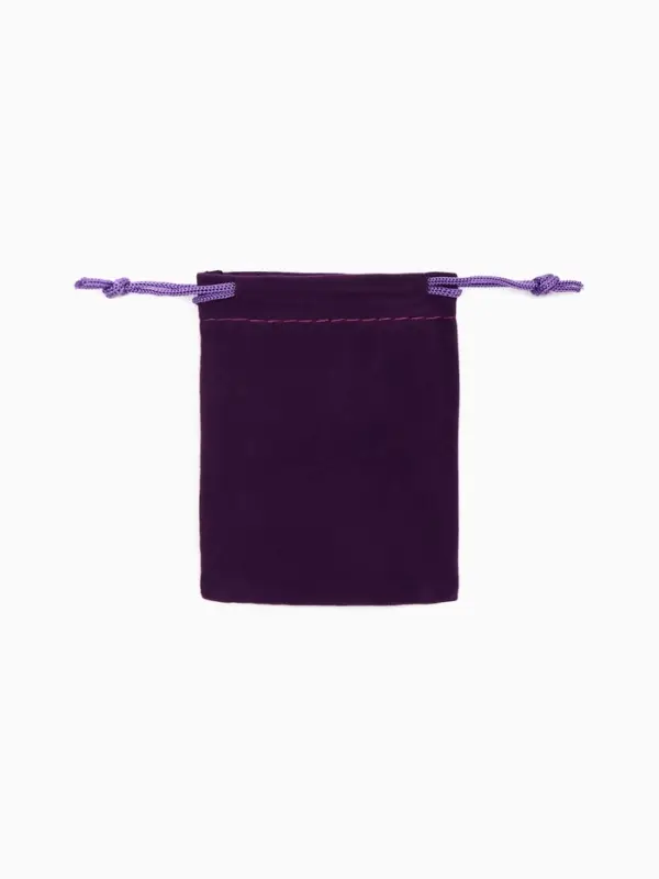 Набор бархатных подарочных мешочков 50шт. , 7*9см, цвет фиолетовый (9901892)