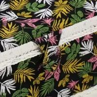 Шкатулка для рукоделия и шитья &laquo;Лесные веточки на чёрном&raquo;, хранение ниток, иголок, мелочи, 19&times;26&times;14.5 см