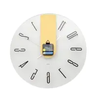 Часы настенные интерьерные &laquo;Стиль со вставкой&raquo;, бесшумные, плавный ход, d=39 см