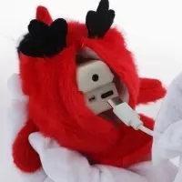 Интерактивная игрушка для животных, красная