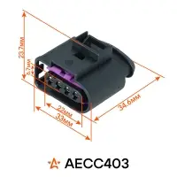 Разъем 4 pin без проводов для катушки зажиг. для VAG Octavia III, Rapid; Mercedes M W164