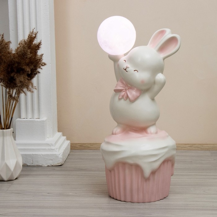 Торшер  Торшер "Зайка" LED USB розовый 30х30х69см