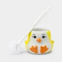 Подставка под ёрш "Цыплёнок" с ёршиком Подставка под ёрш "Цыплёнок" с ёршиком