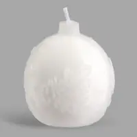 Свеча новогодняя &laquo;С новым годом&raquo;, 51&times;50&times;50 мм