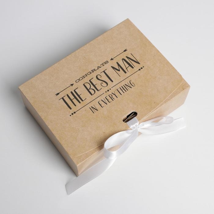 Коробка подарочная складная двухсторонняя, упаковка, «Мужская», 16,5 х 12,5 х 5 см Коробка подарочная складная двухсторонняя, упаковка, «Мужская», 16,5 х 12,5 х 5 см