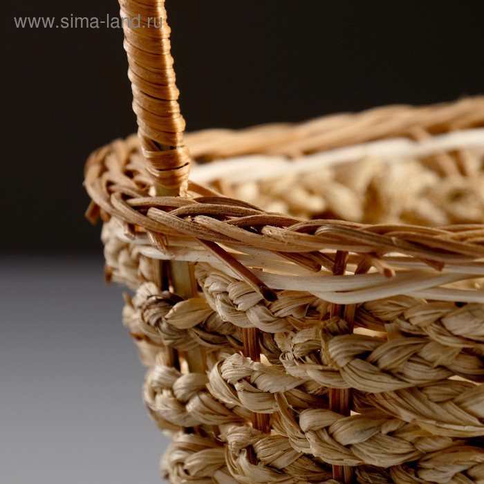 Набор корзин, 3 шт, 24×27×12/34 см, 20×24×11/33 см, 16×21×10/28 см, бамбук, кукуруза Набор корзин, 3 шт, 24×27×12/34 см, 20×24×11/33 см, 16×21×10/28 см, бамбук, кукуруза