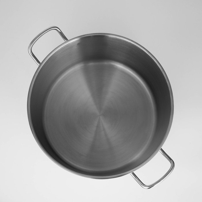 Кастрюля «Общепит», 15 л, d=30 см, h=22 см, капсульное дно, индукция Кастрюля «Общепит», 15 л, d=30 см, h=22 см, капсульное дно, индукция