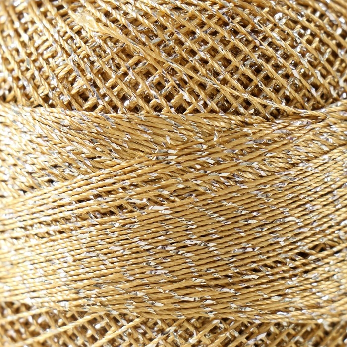 Пряжа Пряжа "Camelia" 70% полиэстер, 30% люрекс 190м/20гр (2440 золото)