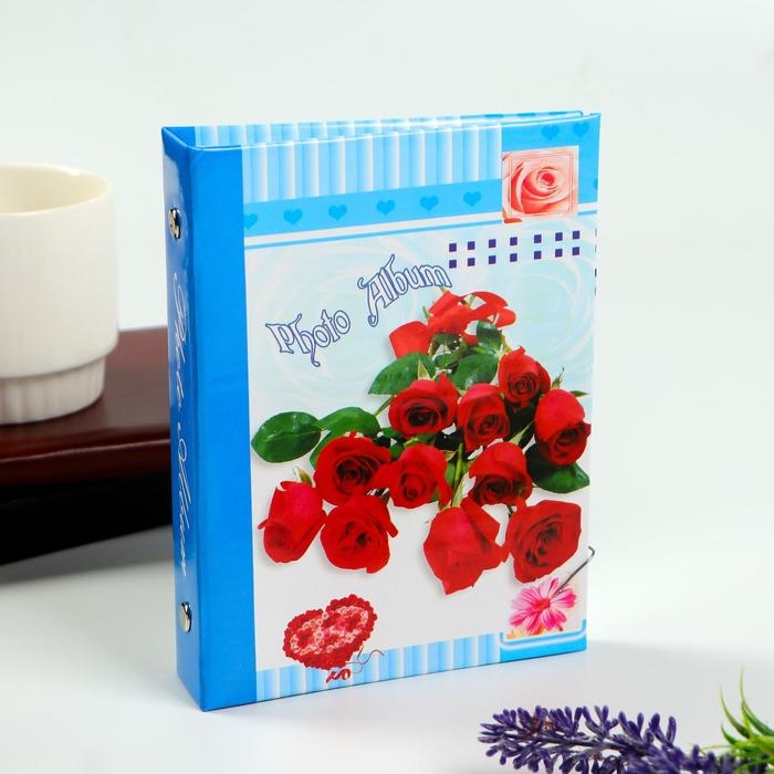 Фотоальбом 36 фото 10х15 см Фотоальбом 36 фото 10х15 см "Букет роз" МИКС 16,5х12х3,5 см