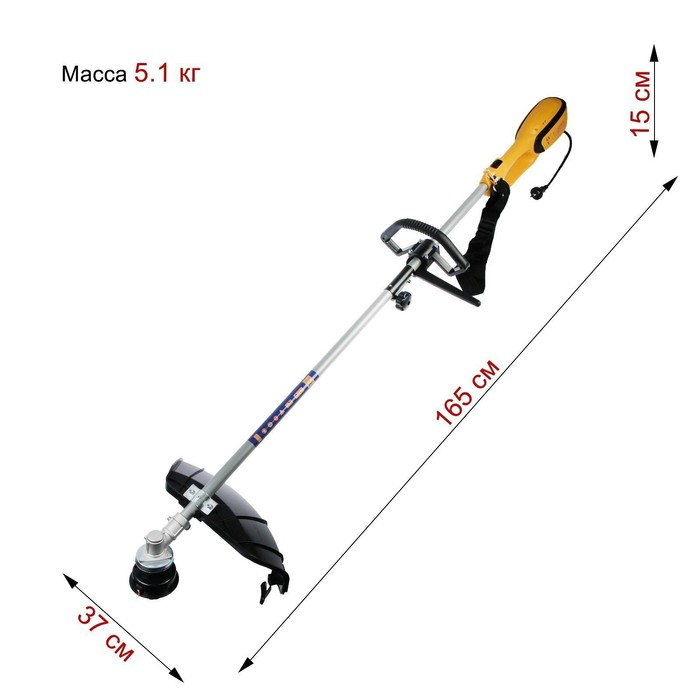 Электротриммер ТУНДРА, разборная штанга, катушка полуавтомат и диск, скос 400 мм, 1200 Вт Электротриммер ТУНДРА, разборная штанга, катушка полуавтомат и диск, скос 400 мм, 1200 Вт