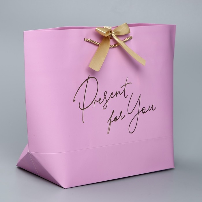 Пакет подарочный, упаковка, «Present», 30 х 27.5 х 12 см Пакет подарочный, упаковка, «Present», 30 х 27.5 х 12 см