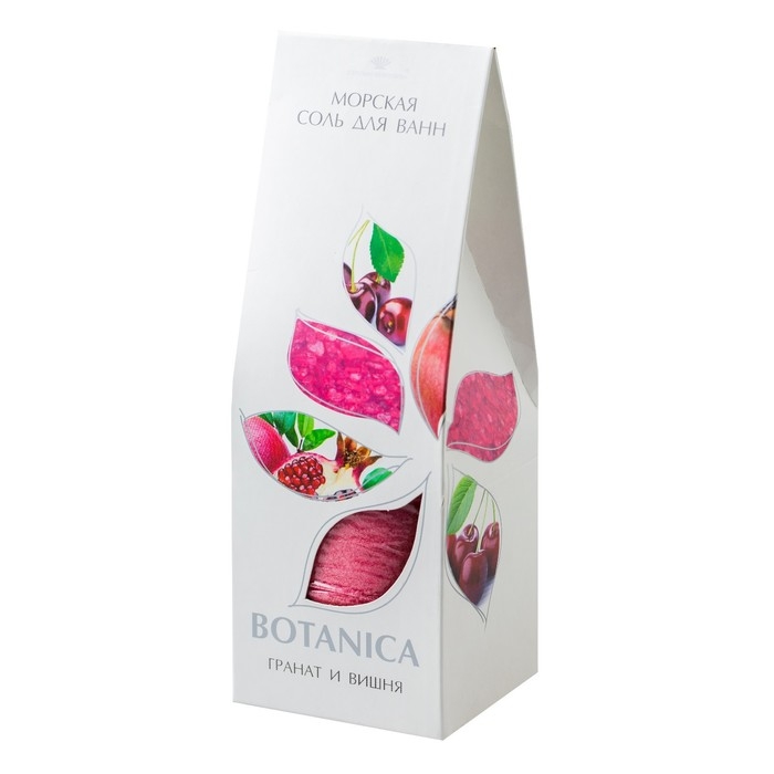 Соль для ванн BOTANICA, гранат и вишня, 700 г Соль для ванн BOTANICA, гранат и вишня, 700 г