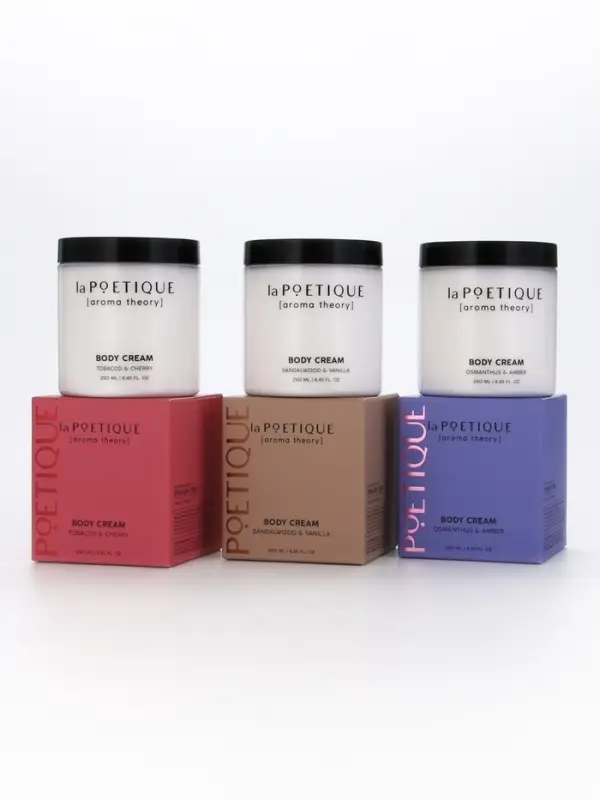 Крем для рук и тела парфюмированный laPOETIQUE, 250 мл, аромат османтус и амбра
