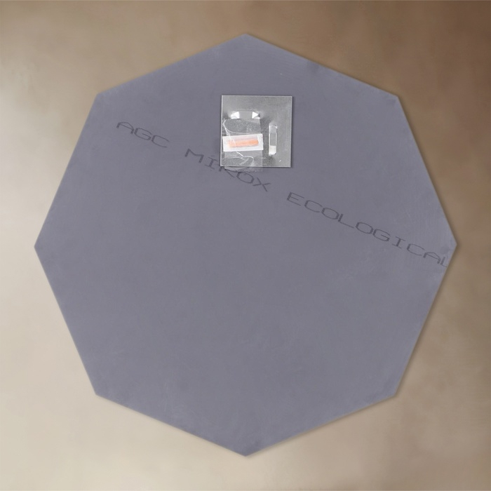 Зеркало, настенное, с пескоструйной графикой, 50&times;50 см