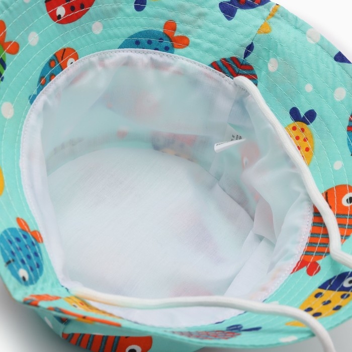 Панама детская KAFTAN Панама детская KAFTAN "Рыбки" р.50 голубой