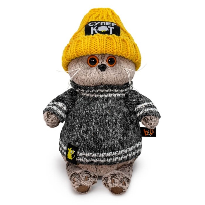 Мягкая игрушка «Басик в вязаном комплекте», 19 см Мягкая игрушка «Басик в вязаном комплекте», 19 см