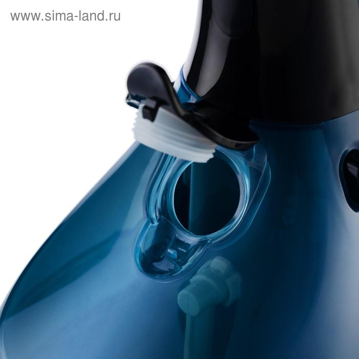 Отпариватель Kitfort КТ-972, ручной, 1630 Вт, 0.25 л, 20 г/мин, шнур 2 м, чёрно-синий Отпариватель Kitfort КТ-972, ручной, 1630 Вт, 0.25 л, 20 г/мин, шнур 2 м, чёрно-синий