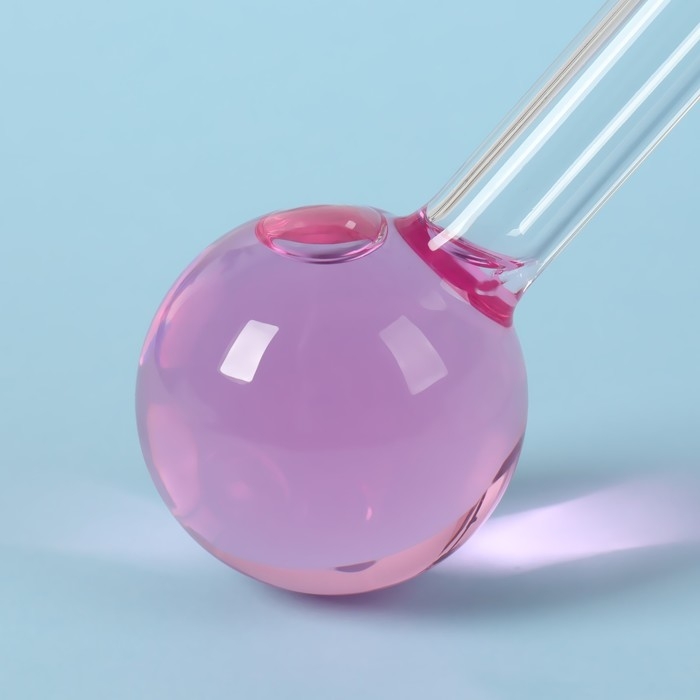 Массажёр для лица «Криосфера», d = 4,5 см, цвет розовый Массажёр для лица «Криосфера», d = 4,5 см, цвет розовый