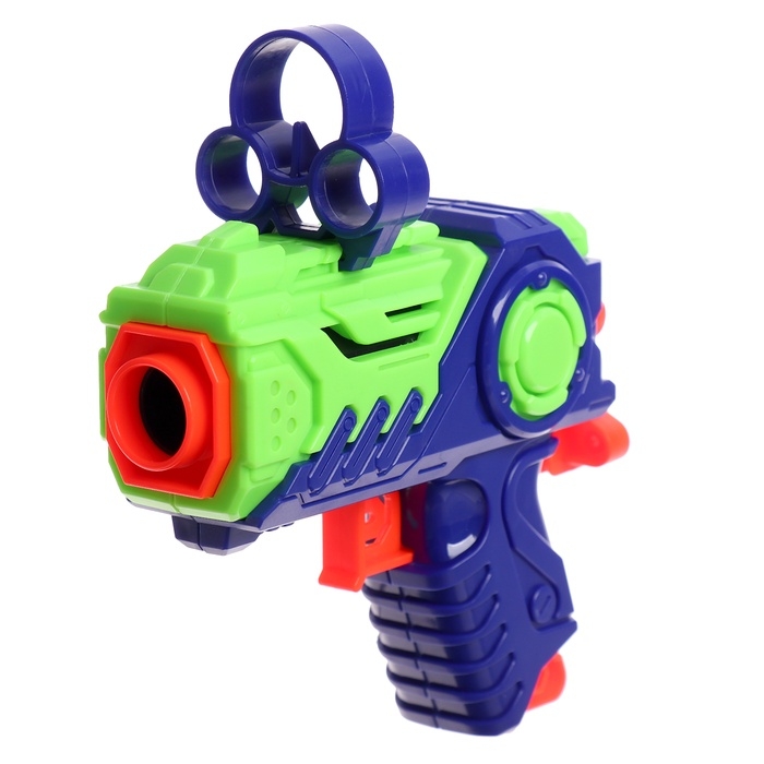 Дартс с бластером  Дартс с бластером "Акула", стреляет мягкими пулями, мячи и дротики на липучке