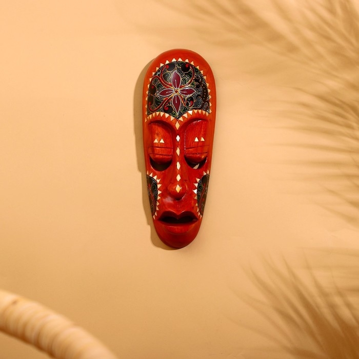 Маска Маска "Ломбок стайл" дерево 25х10х4 см