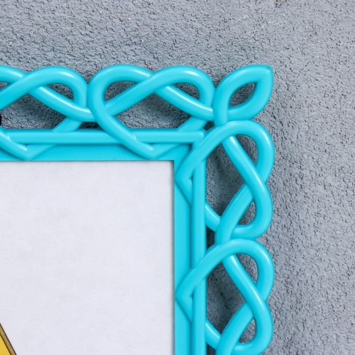 Фоторамка 10х15 см пластик L-7 бирюзовый (пластиковый экран) Фоторамка 10х15 см пластик L-7 бирюзовый (пластиковый экран)