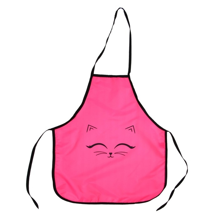 Фартук для труда + нарукавники, 485 х 395/250 х 160 мм, рост 116-146 см, Calligrata, Фартук для труда + нарукавники, 485 х 395/250 х 160 мм, рост 116-146 см, Calligrata, "Котик"