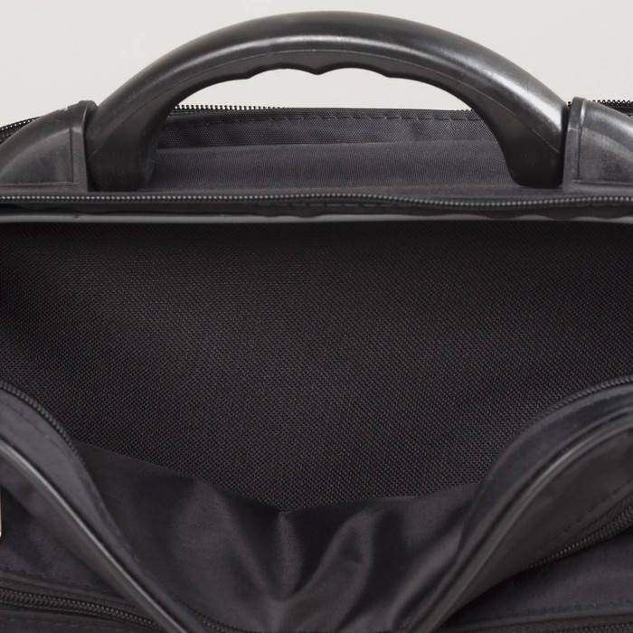 Сумка мужская «ЗФТС», цвет чёрный Сумка мужская «ЗФТС», цвет чёрный