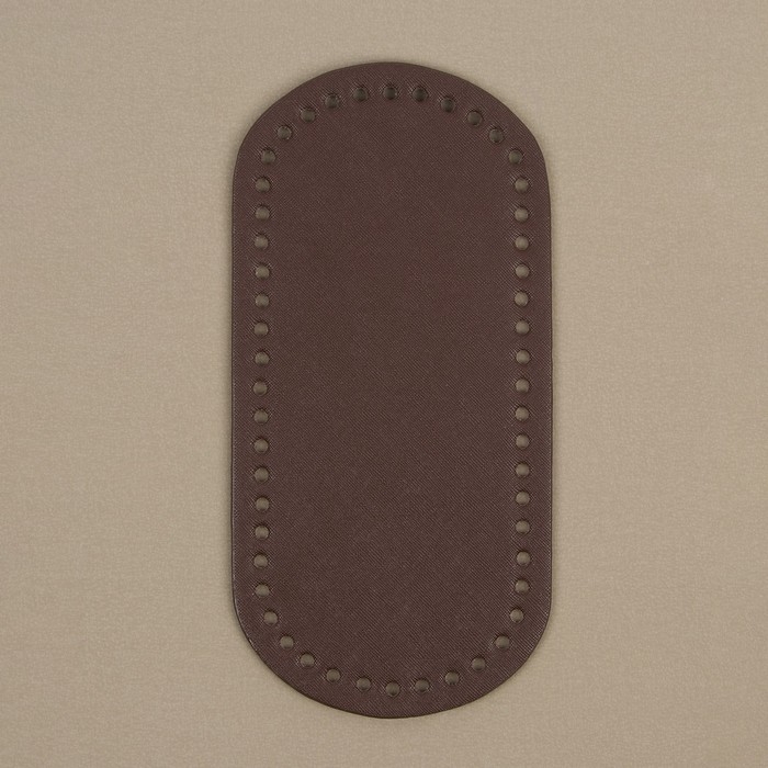 Донце для сумки, овальное, 25 × 12 × 0,3 см, цвет коричневый Донце для сумки, овальное, 25 × 12 × 0,3 см, цвет коричневый