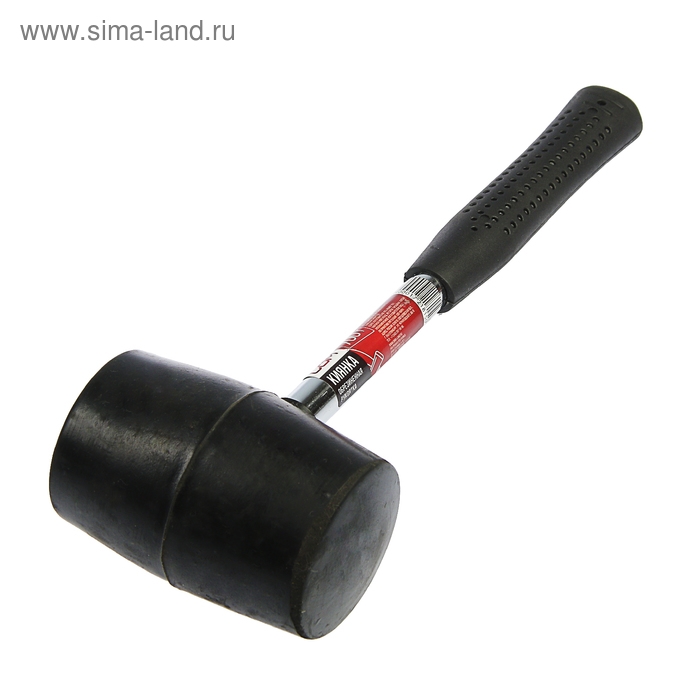 Киянка ЛОМ, металлическая обрезиненная рукоятка, черная резина, 700 г Киянка ЛОМ, металлическая обрезиненная рукоятка, черная резина, 700 г