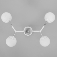 Люстра ГАЛЛОП "Молекула" 4х60Вт Е27 белый